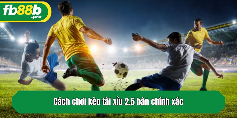 Cách chơi kèo tài xỉu 2.5 bàn chính xác